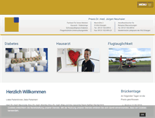 Tablet Screenshot of dr-neumaier.de